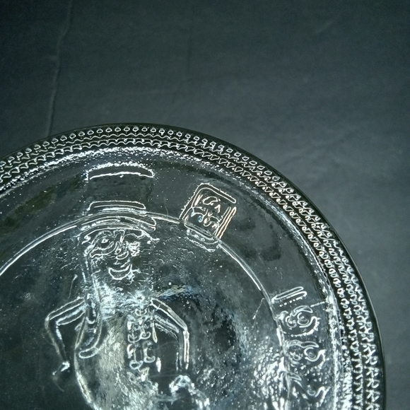 Planters Mr Peanut Glass Apothecary Jar Canister VTG 1982 Wide Pnut Leaf Design - Picture 7 of 12